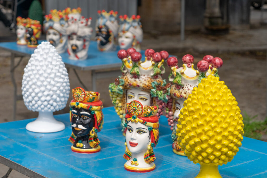 moor's heads on a table