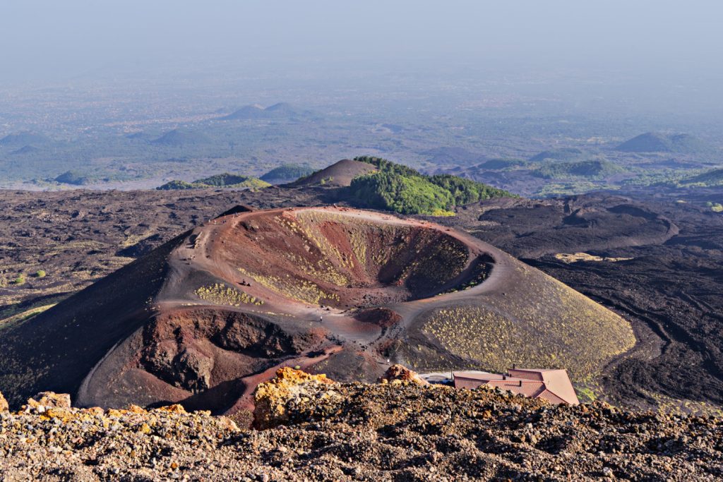 Crater of Mount Etna