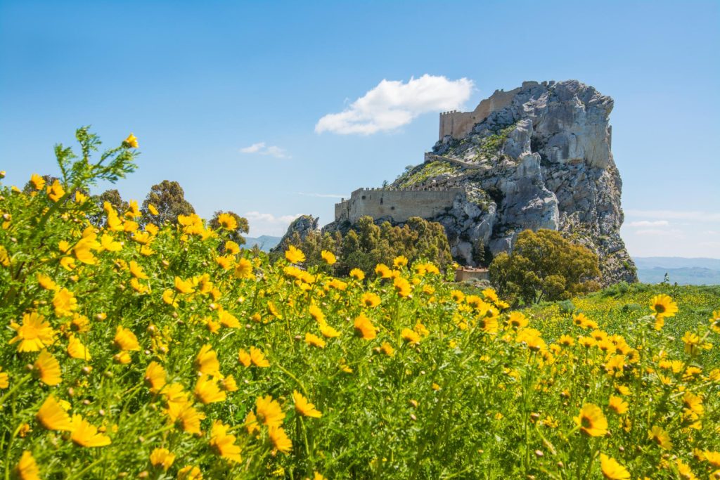 Mussomeli Castle in Caltanissetta