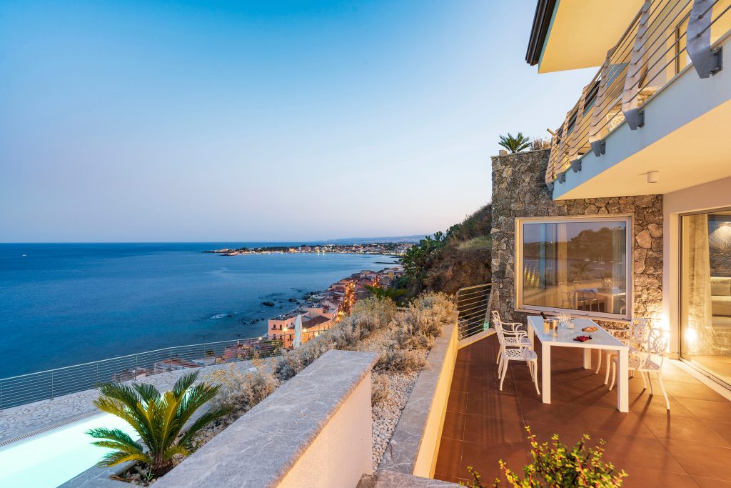 Villa Hera in Taormina - view