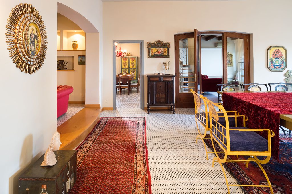 Villa La Boheme in Taormina - living area